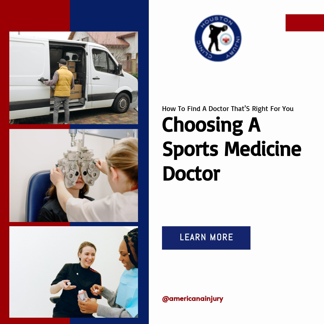 Choosing a sports medicine doctor Americana Injury