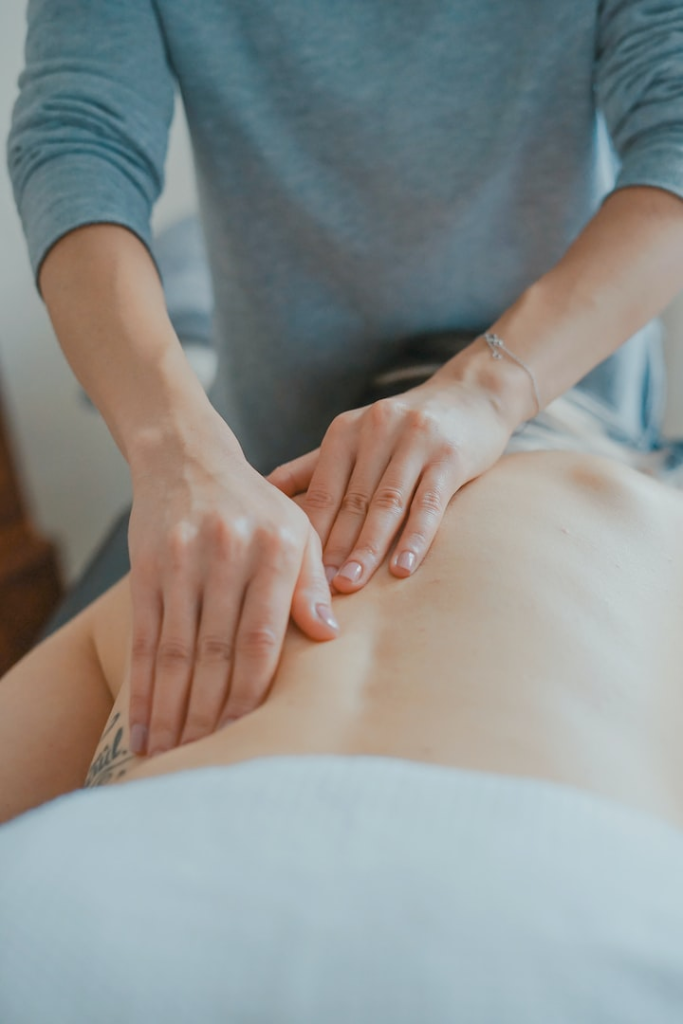 Chiropractor giving a chiropractic adjustment