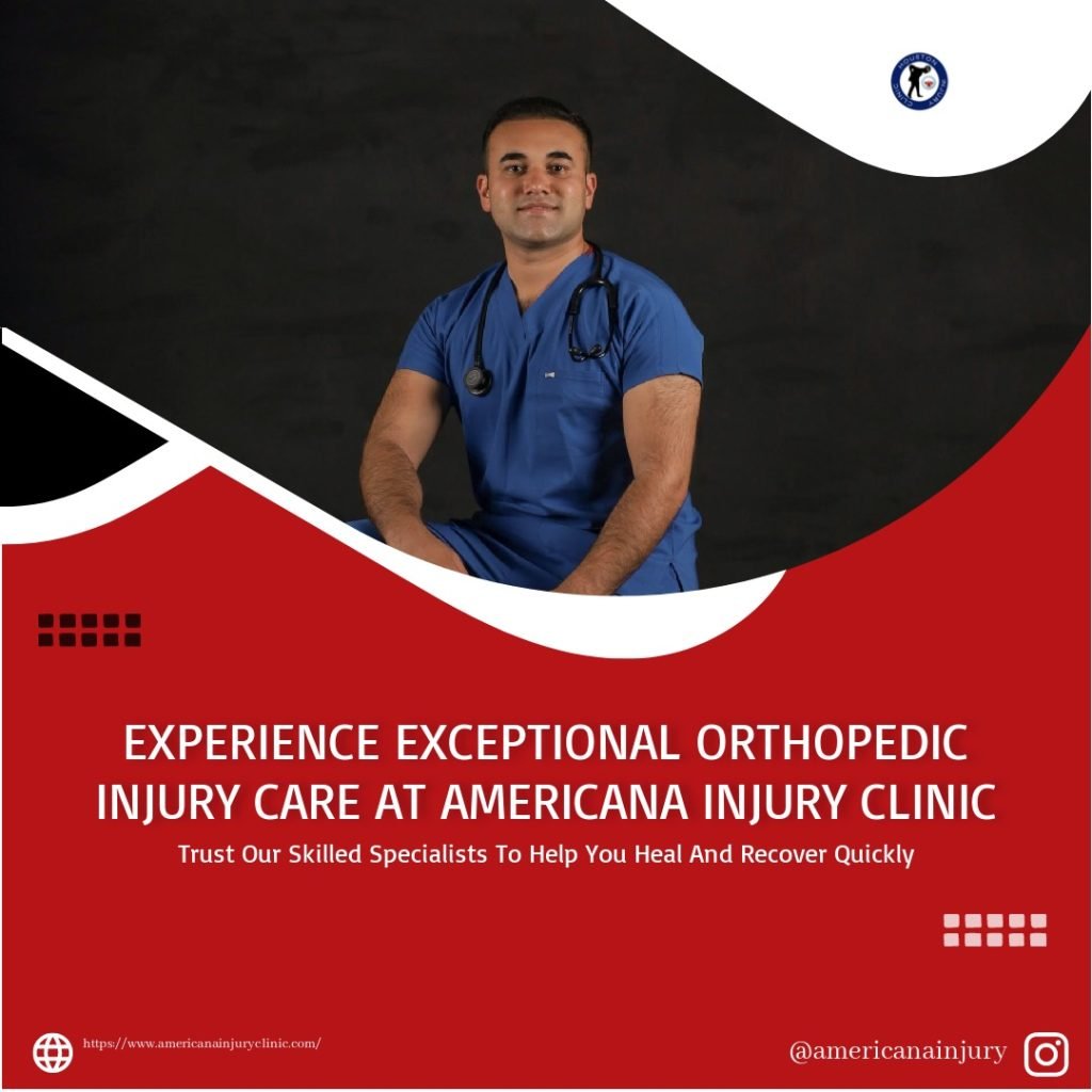 At Americana Injury Clinic, we take pride in our ability to provide specialized and effective treatment for orthopedic injuries. Our team of expert physicians understands the physical and emotional toll that these types of injuries can have on our patients, and we are committed to helping them recover quickly and safely. With years of experience and a commitment to staying up-to-date with the latest advancements in orthopedic medicine, we have established ourselves as a leader in the field. At our clinic, we offer a range of treatment options, including physical therapy, pain management, and surgical interventions. We understand that every patient and injury is unique, which is why we work closely with each patient to develop a treatment plan that is tailored to their specific needs. We pride ourselves on taking a comprehensive and patient-centered approach to care, which means that we not only treat the injury itself but also work to address any underlying issues that may be contributing to the problem. Our team of physicians, therapists, and support staff are all 1. Comprehensive Orthopedic Injury Assessment At Americana Injury Clinic, our comprehensive orthopedic injury assessment is designed to help our patients get back on their feet as quickly as possible. Our highly qualified and experienced orthopedic doctors assess the extent of the orthopedic injury and then develop a personalized treatment plan tailored to the needs of the patient. Our emphasis on rehabilitation and physical therapy is one of the key factors that sets us apart from other clinics in our field. We understand the importance of a proper orthopedic treatment plan that not only addresses the immediate injury but also focuses on long-term recovery and prevention. Our team of orthopedic specialists is committed to providing our patients with the highest level of care and support throughout their recovery journey. 2. Accurate Diagnosis We stand out at Americana Injury Clinic due to our expertise in correctly diagnosing orthopedic injuries. Our team of highly trained orthopedic doctors employs a range of advanced diagnostic techniques to ensure an accurate diagnosis before creating a customized treatment plan. From X-rays and MRIs to CT scans and ultrasounds, we utilize cutting-edge technology to obtain a clear view of the injured area. After we have made an accurate diagnosis, we work with patients to design comprehensive rehabilitation programs and offer physical therapy as an integral component of their orthopedic treatment. By addressing the root causes of the patient's orthopedic injury, we provide effective treatment plans that lead to an effective recovery. 3. Non-invasive and Evidence-Based Treatments At Americana Injury Clinic, our expertise in orthopedic injury treatment sets us apart from other clinics in the area. We specialize in providing non-invasive and evidence-based treatments to aid in the rehabilitation of orthopedic injuries. Our skilled orthopedic doctor initiates an individualized orthopedic treatment plan based on the specific needs of each patient. Our wide range of services includes physical therapy, which is supervised by our experienced and licensed physical therapists. Our physical therapy sessions are designed not only to help in the healing of orthopedic injuries but also to provide relief from pain and restore flexibility and range of motion. By utilizing the latest state-of-the-art equipment and techniques, we ensure that our patients receive top-quality orthopedic treatment. 4. Physical Therapy and Rehabilitation At Americana Injury Clinic, we specialize in orthopedic injury treatment which sets us apart from other medical facilities. Our team of highly-skilled orthopedic doctors have the experience required to diagnose and treat a diverse range of orthopedic injuries such as sprains, fractures, and dislocations. Our comprehensive orthopedic treatment plans prioritize rehabilitation and physical therapy to ensure our patients make a full recovery. Each patient's customized treatment plan is developed by our expert physical therapists, who work diligently to prevent recurring injuries and maximize the recovery process. With our multidisciplinary approach, we have successfully helped countless patients return to their everyday lives pain-free. Our expertise in rehabilitation makes us the go-to choice for any individual looking to overcome an orthopedic injury. 5. Surgical Options At Americana Injury Clinic, our team of qualified orthopedic doctors specialize in providing a variety of orthopedic injury treatments, including surgical options for those cases where non-invasive treatments have not proven effective. Surgical options can prove beneficial in a number of orthopedic injury cases, such as in instances of severe tears, fractures, or other significant injuries. Our orthopedic doctors are highly skilled in performing these procedures with the utmost precision and care, offering a range of cutting-edge options. Rehabilitation and physical therapy are a critical part of the recovery process following surgery, and our team is dedicated to working closely with patients to ensure they receive the necessary care for a full recovery. When it comes to orthopedic treatment, our expertise in surgical options sets us apart from other clinics in the area. 6. Post-Operative Care At Americana Injury Clinic, we understand that orthopedic injury can be a stressful and challenging experience that necessitates specialized medical care and post-operative management. Our experts in orthopedic treatment tailor your post-operative care to your unique needs and preferences, ensuring that your recovery is successful. Our orthopedic doctors work closely with you and your medical team to develop a comprehensive plan for your recovery. This plan may include rehabilitation therapies such as physical therapy, which are essential for individuals recovering from orthopedic injury. Our team is dedicated to providing the highest quality care to help you return to your normal daily activities as quickly and comfortably as possible. 7. Medication Management At Americana Injury Clinic, we understand that effective orthopedic injury treatment involves more than just rehabilitation and physical therapy. We also prioritize medication management to ensure our patients receive the comprehensive care they need. Our experienced orthopedic doctors work closely with each patient to evaluate their specific needs and determine which medications will be most effective in reducing pain and inflammation, promoting healing, and preventing further injury. We carefully monitor medication use throughout the course of treatment to ensure that our patients are receiving the appropriate dosages and avoiding any potential side effects or interactions. Our expertise in medication management, paired with our comprehensive approach to orthopedic treatment, truly sets us apart in helping our patients achieve optimal recovery outcomes. 8. Education and Counseling At Americana Injury Clinic, we have a team of expert orthopedic doctors, who are highly trained in orthopedic injury treatment, rehabilitation, and physical therapy. Our team of professionals consists of experienced orthopedic surgeons, rehabilitation specialists, and physical therapists who work together to provide patients with comprehensive orthopedic treatment and counseling tailored to their specific needs. Our treatment methods are evidence-based and backed by years of experience in treating orthopedic injuries of all types. We take pride in our ability to provide patients with the highest quality of care and support, which sets us apart from other orthopedic clinics. Our expertise in education and counseling enables us to educate our patients on orthopedic injury prevention, management, and rehabilitation, while also providing them with the necessary skills and knowledge to improve their overall health and wellbeing. 9. Assistive Devices At Americana Injury Clinic, we specialize in orthopedic injury treatment and offer a range of assistive devices to help facilitate recovery. Our orthopedic doctor can consult with you to determine which devices will be most beneficial for your rehabilitation, and our physical therapy and orthopedic treatment programs can help you use them effectively. From braces and supports to crutches and walking aids, our selection of assistive devices is designed to aid in the healing process and prevent further injury. Additionally, our orthopedic doctor can work with you to create a customized rehabilitation plan that includes the use of assistive devices as necessary, ensuring a tailored approach to your individual needs. At Americana Injury Clinic, our expertise in orthopedic injury treatment sets us apart and ensures that our patients receive the highest quality of care available. 10. Follow-Up Appointments and Monitoring At Americana Injury Clinic, we understand that orthopedic injury treatment is an ongoing process that requires monitoring and follow-up appointments. Our orthopedic doctor will work with you to develop a detailed plan for rehabilitation and physical therapy, and we will continue to track your progress over time to ensure that you receive the best possible orthopedic treatment. We believe that our expertise in orthopedic injury treatment sets us apart from other clinics, and we are committed to providing our patients with the highest quality care throughout the entire treatment process. Whether you are dealing with a chronic orthopedic injury or have recently suffered an acute injury, our team is here to help you achieve full recovery and regain your mobility, strength, and quality of life. In conclusion, Americana Injury Clinic offers top-notch orthopedic injury treatment that stands out from others. The clinic's team comprises medical experts with extensive experience in orthopedic care, and they use cutting-edge technology to provide personalized solutions for their patients. With a commitment to delivering quality care and promoting patients' well-being, Americana Injury Clinic is a trusted provider of orthopedic injury treatment. If you have any orthopedic injury concerns, you can be confident in seeking treatment from Americana Injury Clinic.