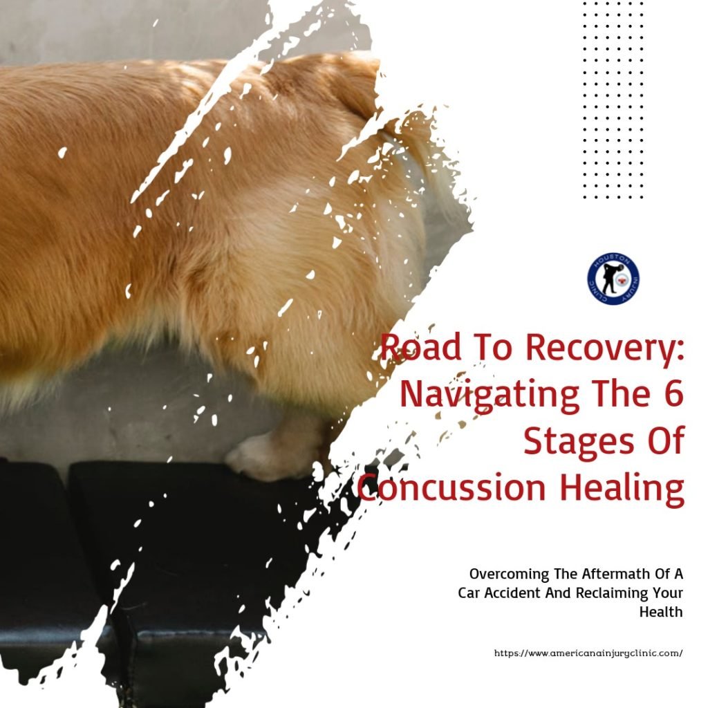6 stages of concussion recovery after a car accident injury